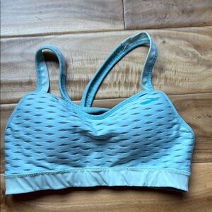 Brooks Molded Cups Light Blue Sports Bra